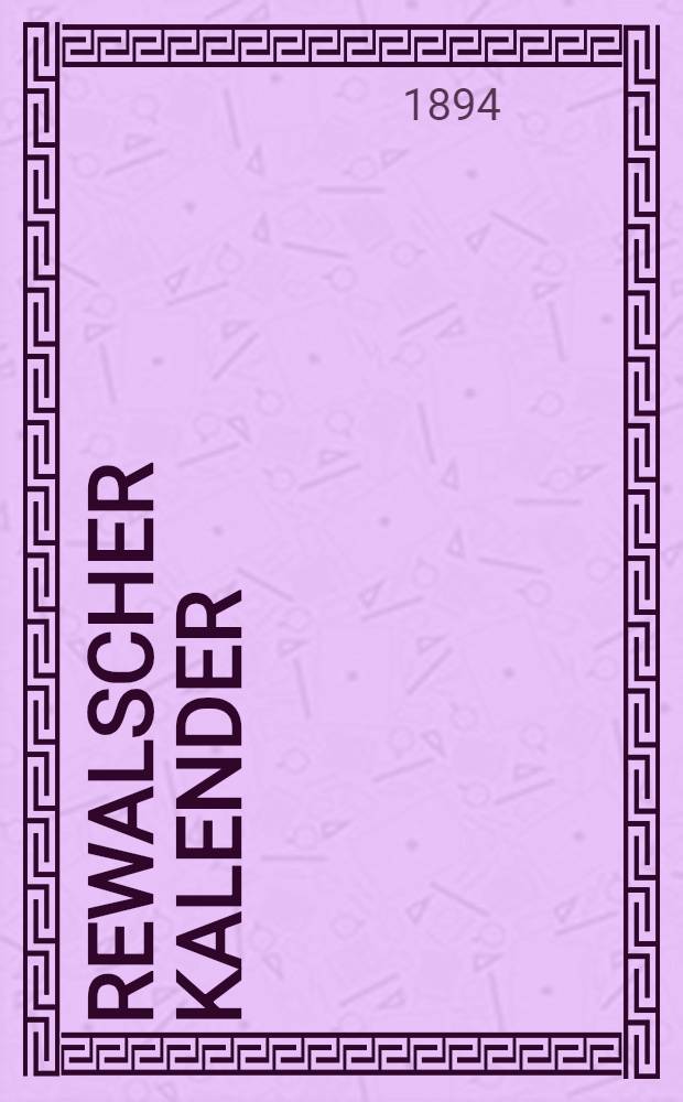 Rewalscher Kalender