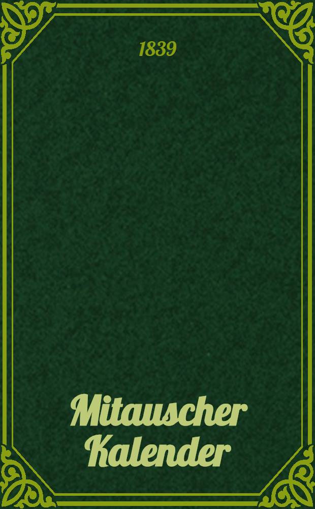 Mitauscher Kalender