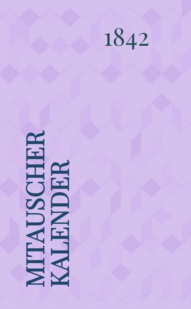 Mitauscher Kalender