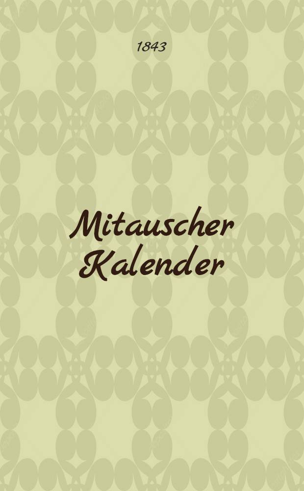 Mitauscher Kalender
