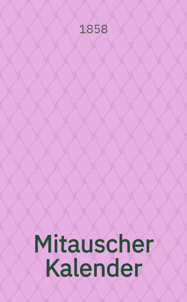 Mitauscher Kalender