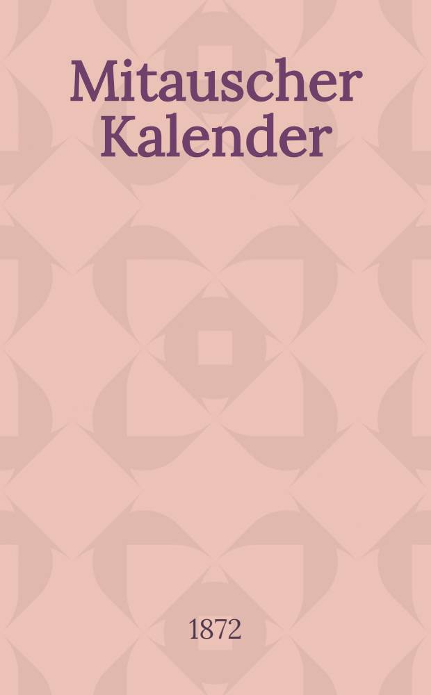 Mitauscher Kalender