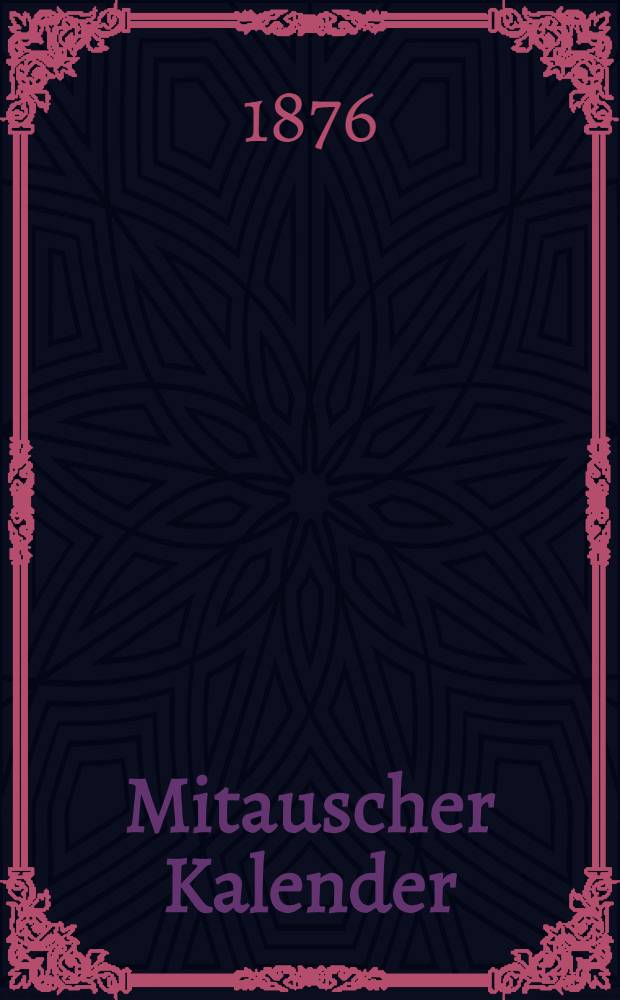 Mitauscher Kalender