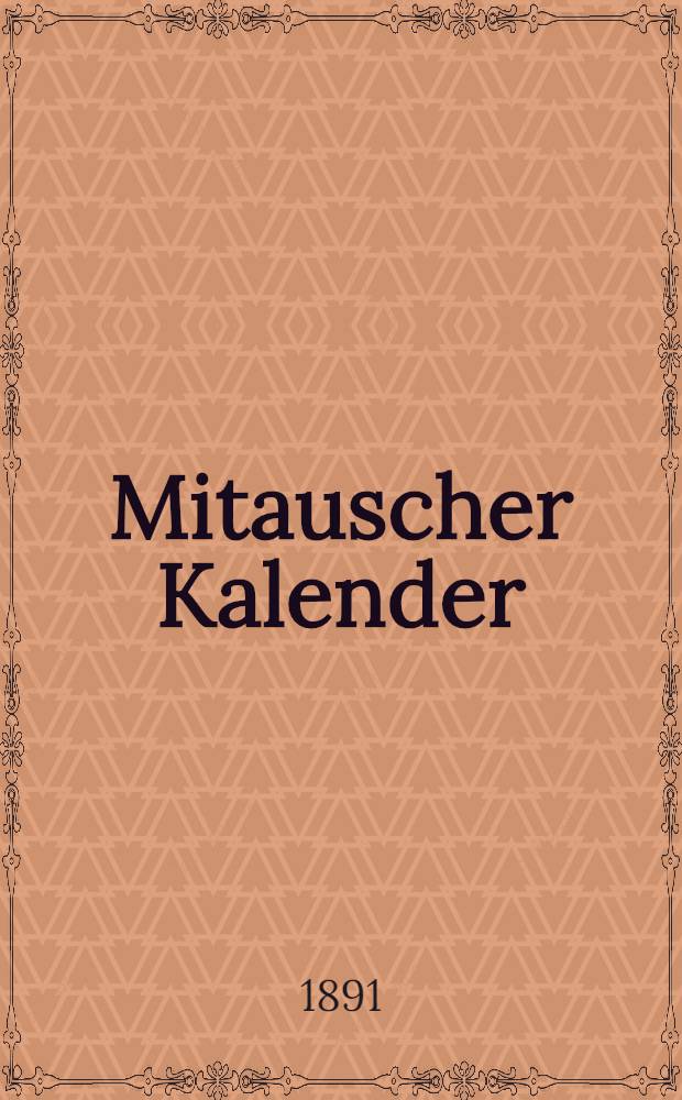 Mitauscher Kalender
