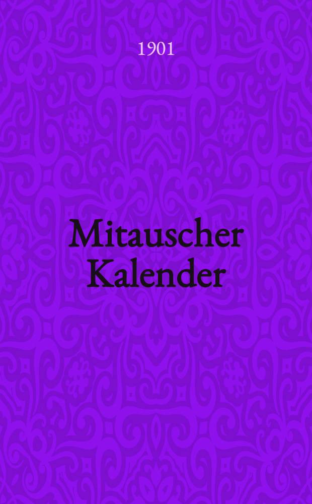 Mitauscher Kalender