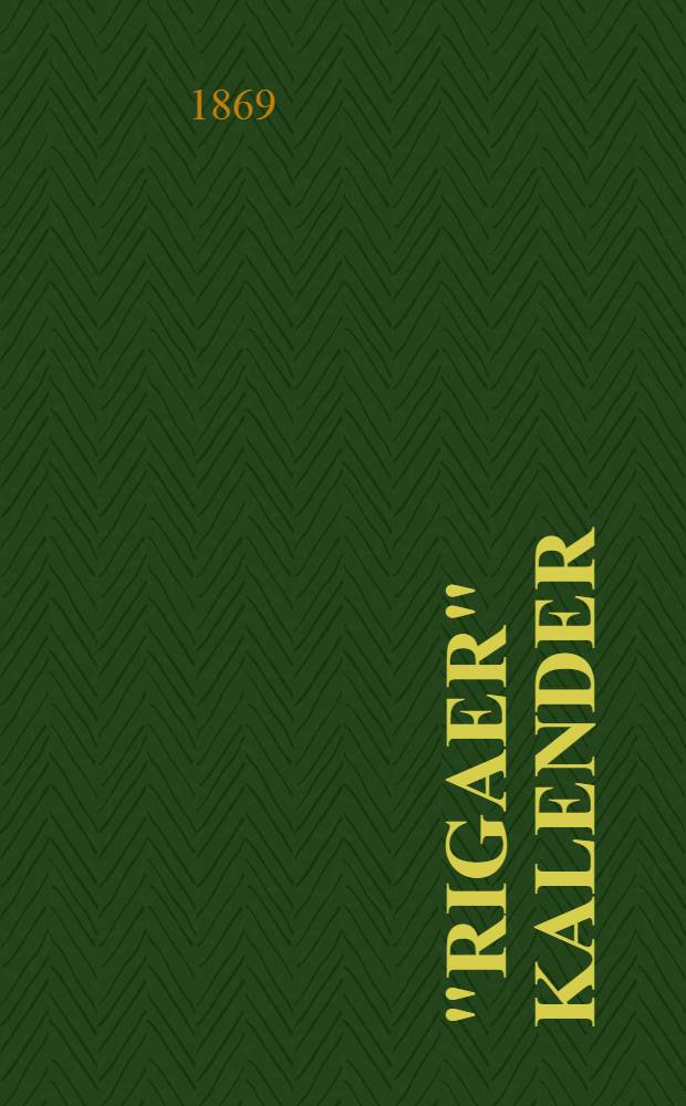 "Rigaer" Kalender
