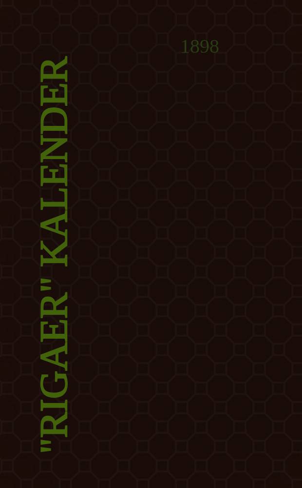"Rigaer" Kalender