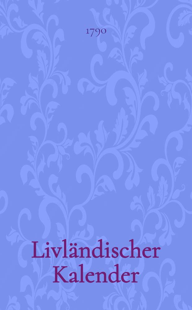 Livländischer Kalender