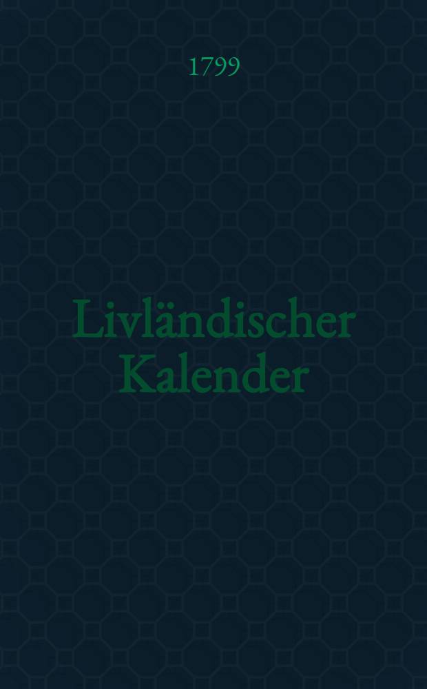 Livländischer Kalender