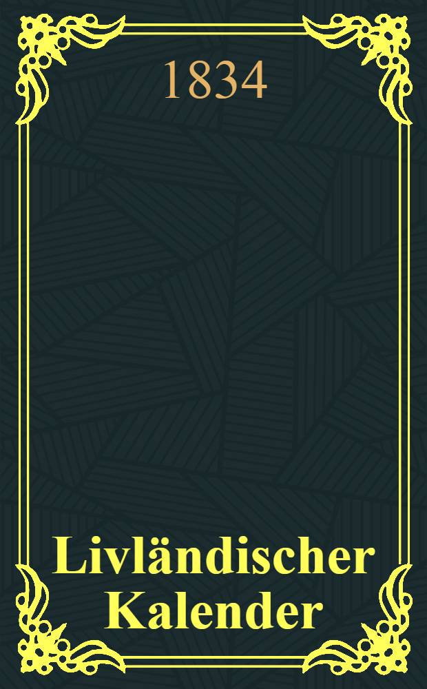 Livländischer Kalender