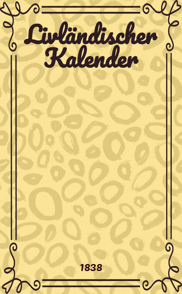 Livländischer Kalender