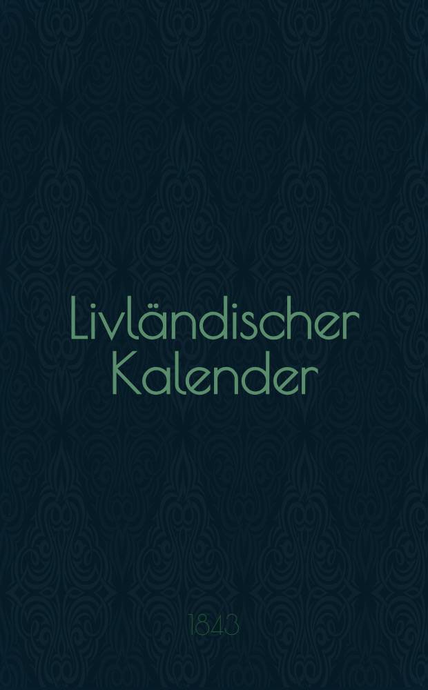 Livländischer Kalender