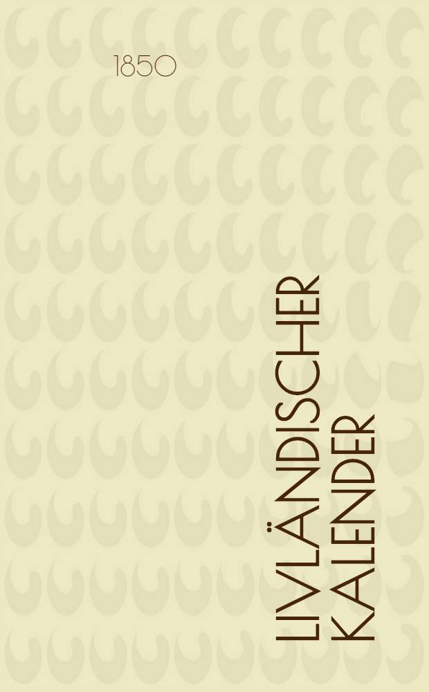 Livländischer Kalender