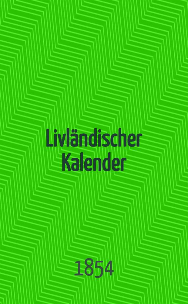Livländischer Kalender