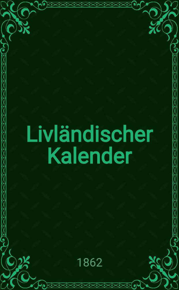 Livländischer Kalender