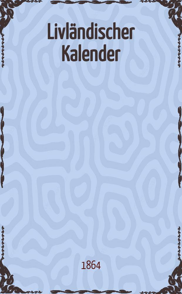 Livländischer Kalender