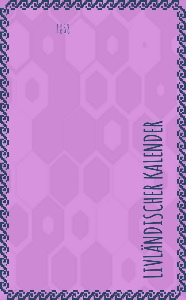 Livländischer Kalender