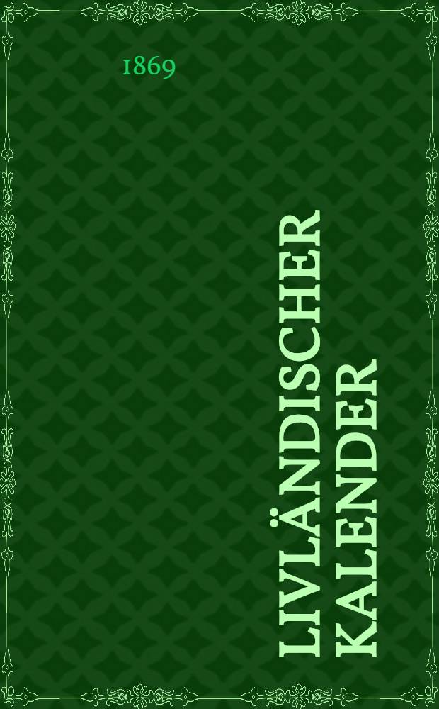 Livländischer Kalender