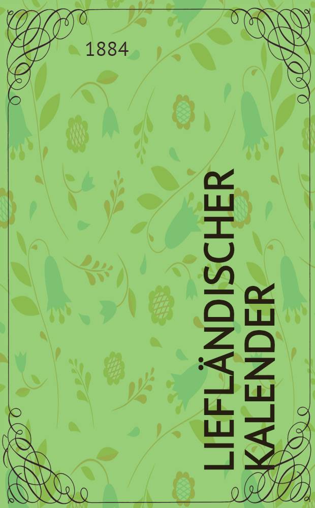 Liefländischer Kalender