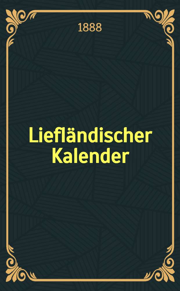 Liefländischer Kalender
