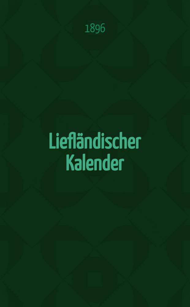 Liefländischer Kalender