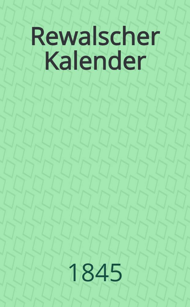 Rewalscher Kalender