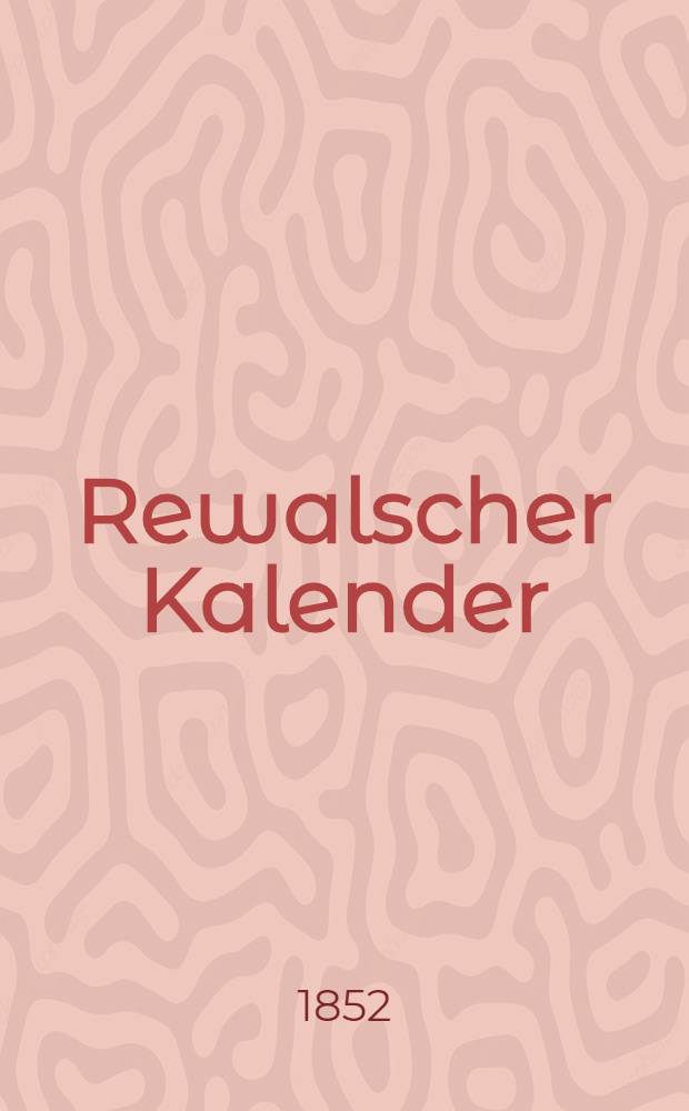 Rewalscher Kalender