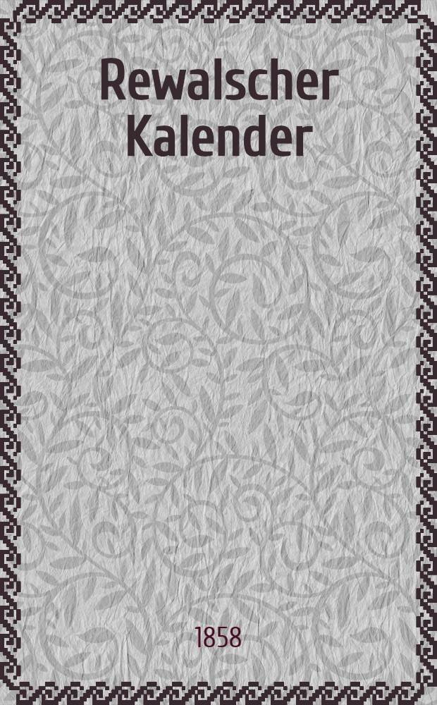 Rewalscher Kalender
