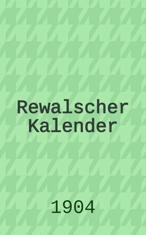Rewalscher Kalender