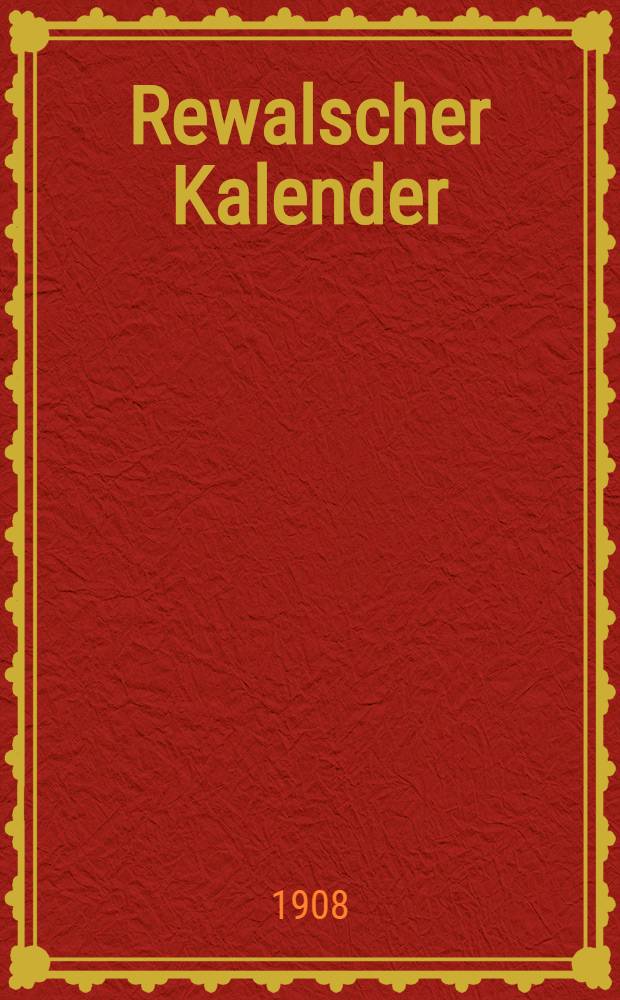 Rewalscher Kalender