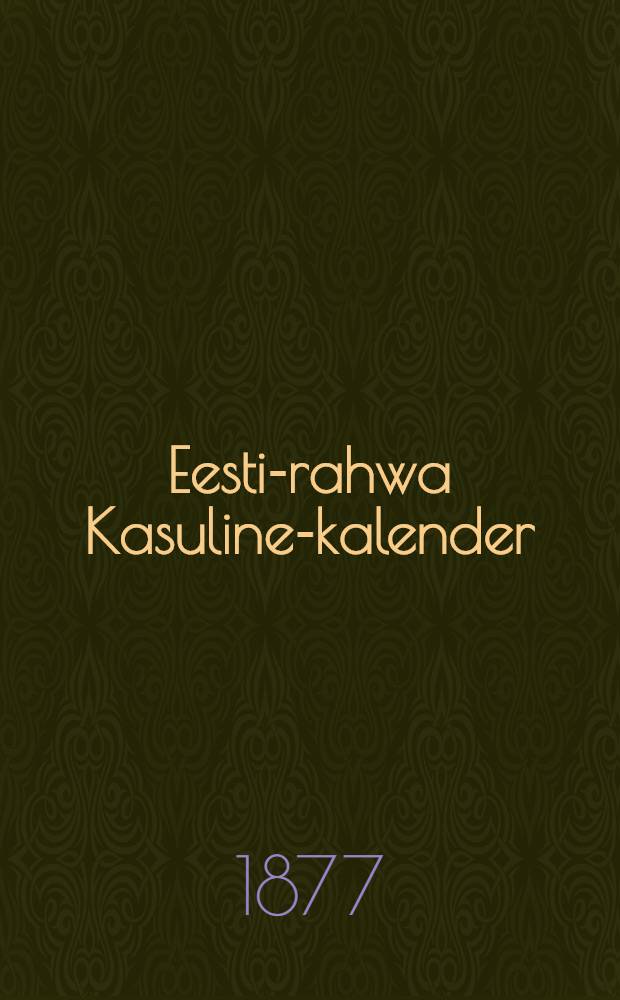 Eesti-rahwa Kasuline-kalender