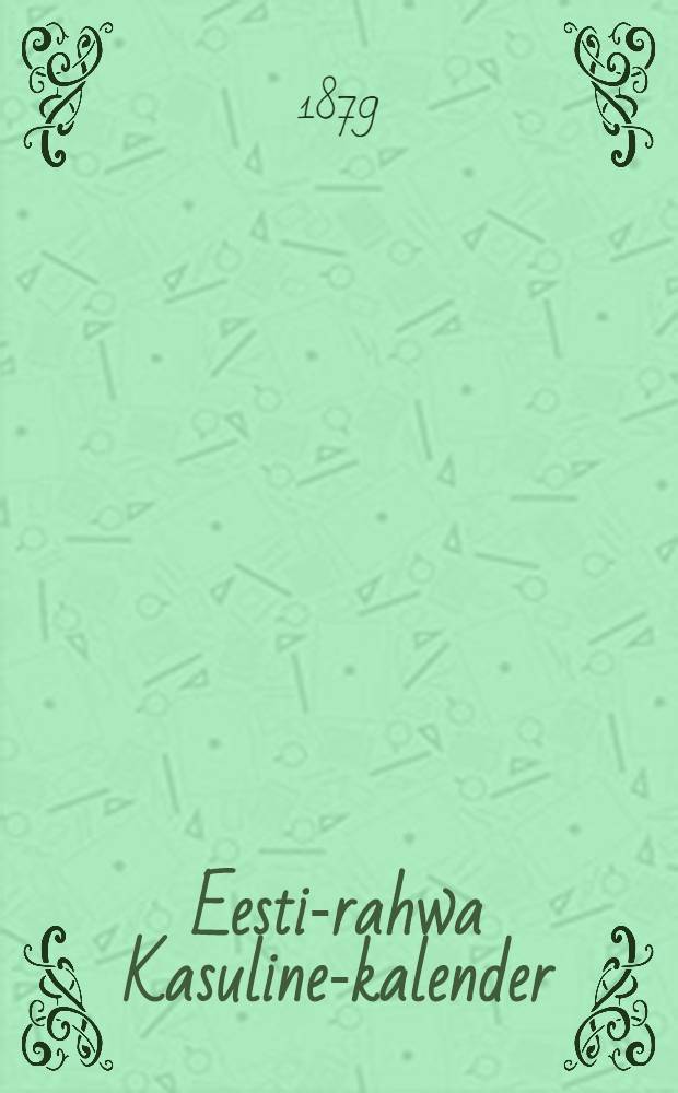 Eesti-rahwa Kasuline-kalender