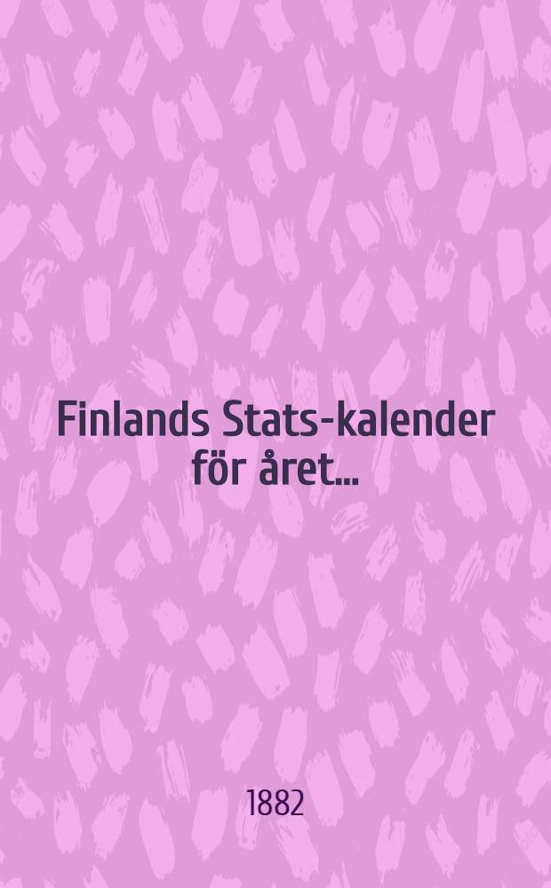 Finlands Stats-kalender för året ..
