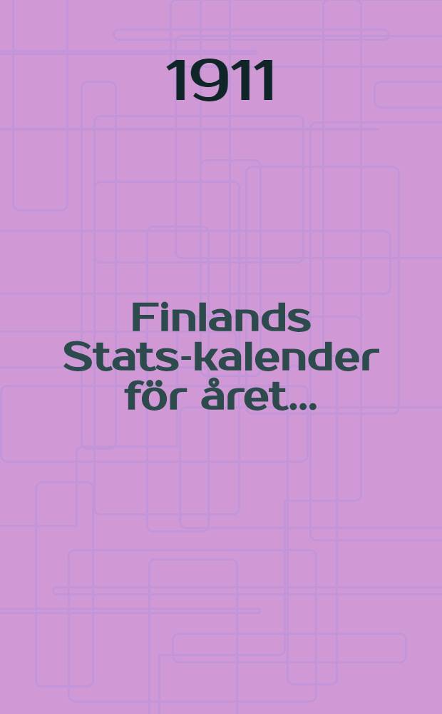 Finlands Stats-kalender för året ..