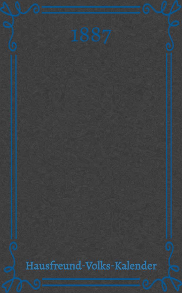Hausfreund-Volks-Kalender