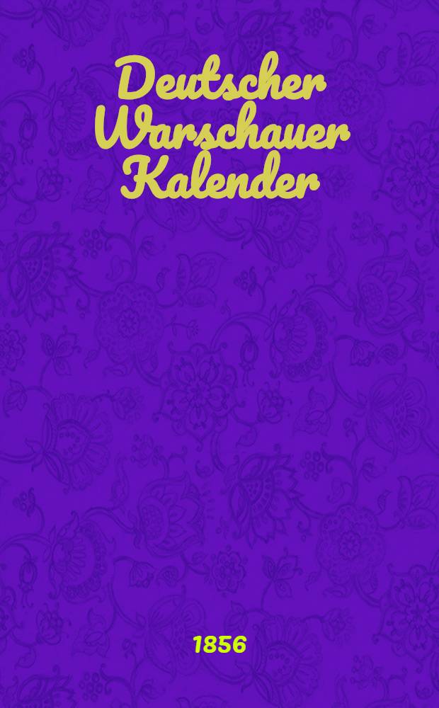 Deutscher Warschauer Kalender