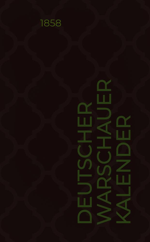 Deutscher Warschauer Kalender