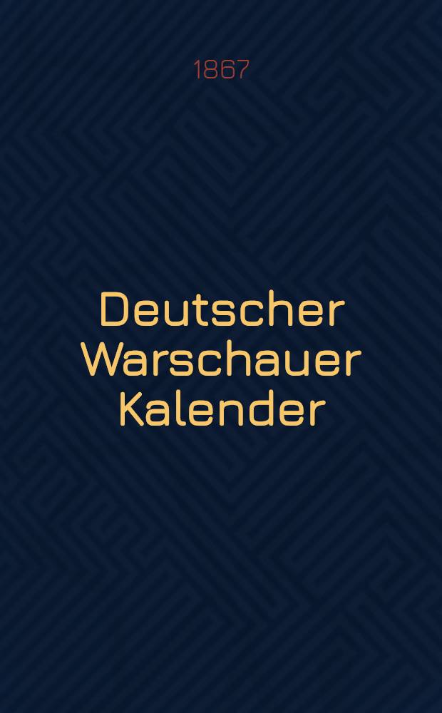 Deutscher Warschauer Kalender