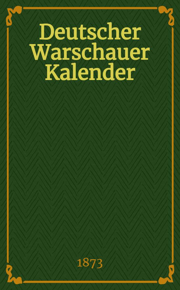 Deutscher Warschauer Kalender