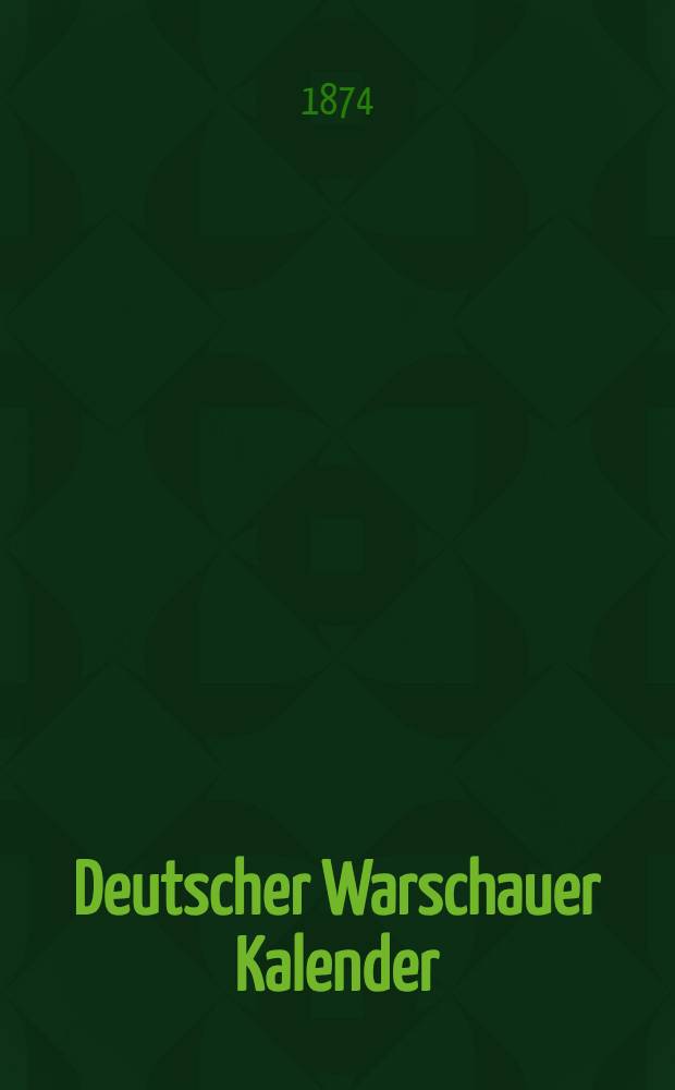 Deutscher Warschauer Kalender