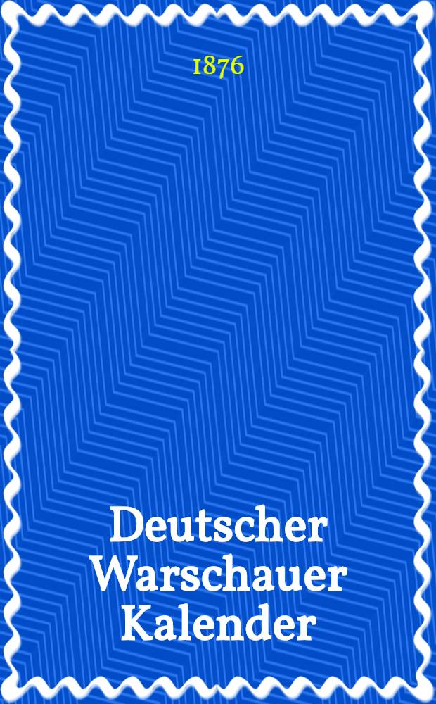 Deutscher Warschauer Kalender