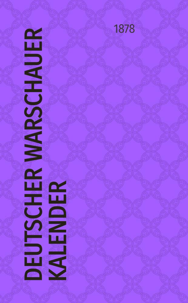 Deutscher Warschauer Kalender