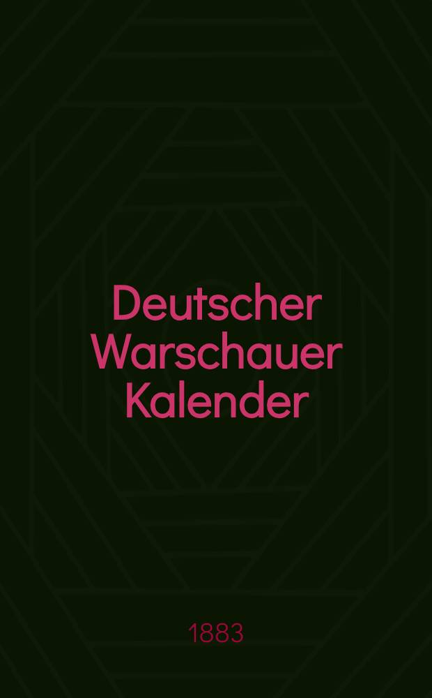 Deutscher Warschauer Kalender