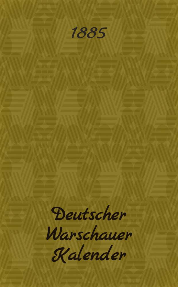 Deutscher Warschauer Kalender