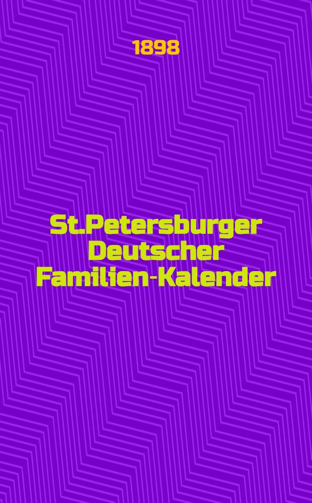 St.Petersburger Deutscher Familien-Kalender