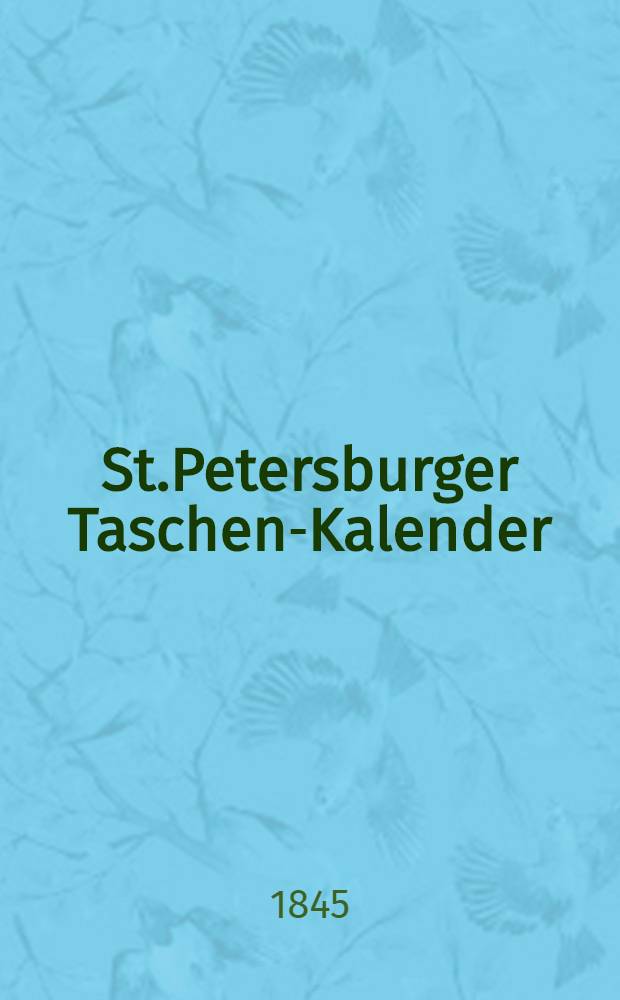St.Petersburger Taschen-Kalender