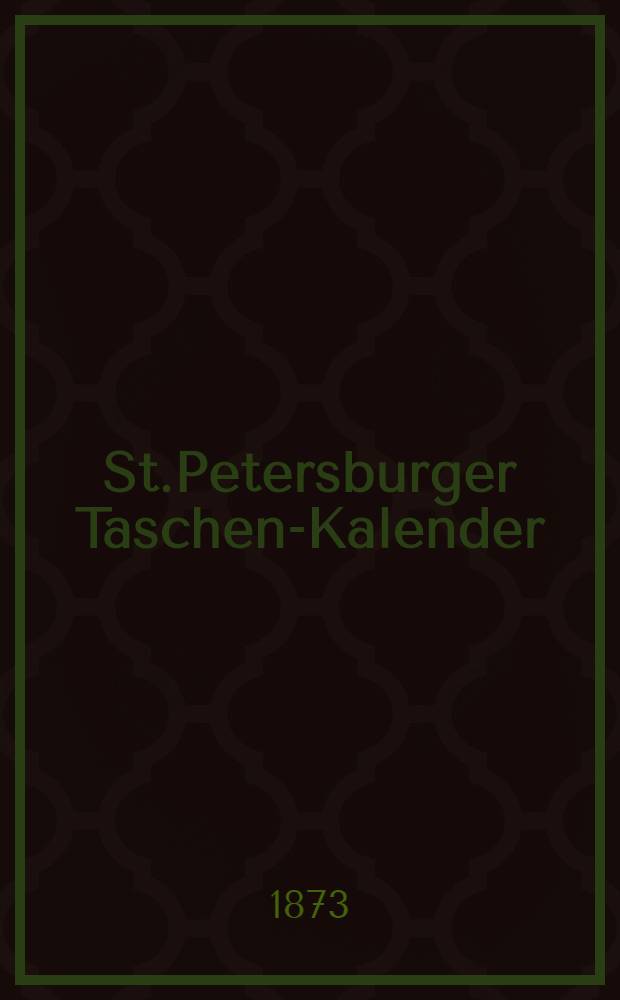 St.Petersburger Taschen-Kalender