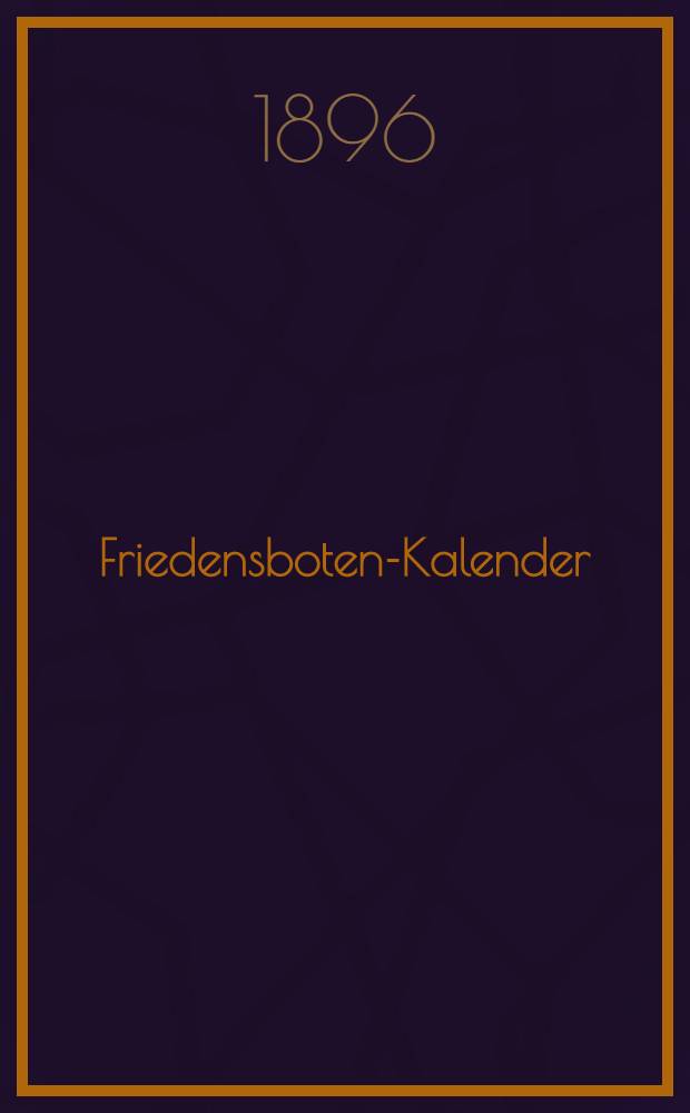 Friedensboten-Kalender