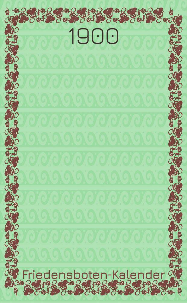 Friedensboten-Kalender