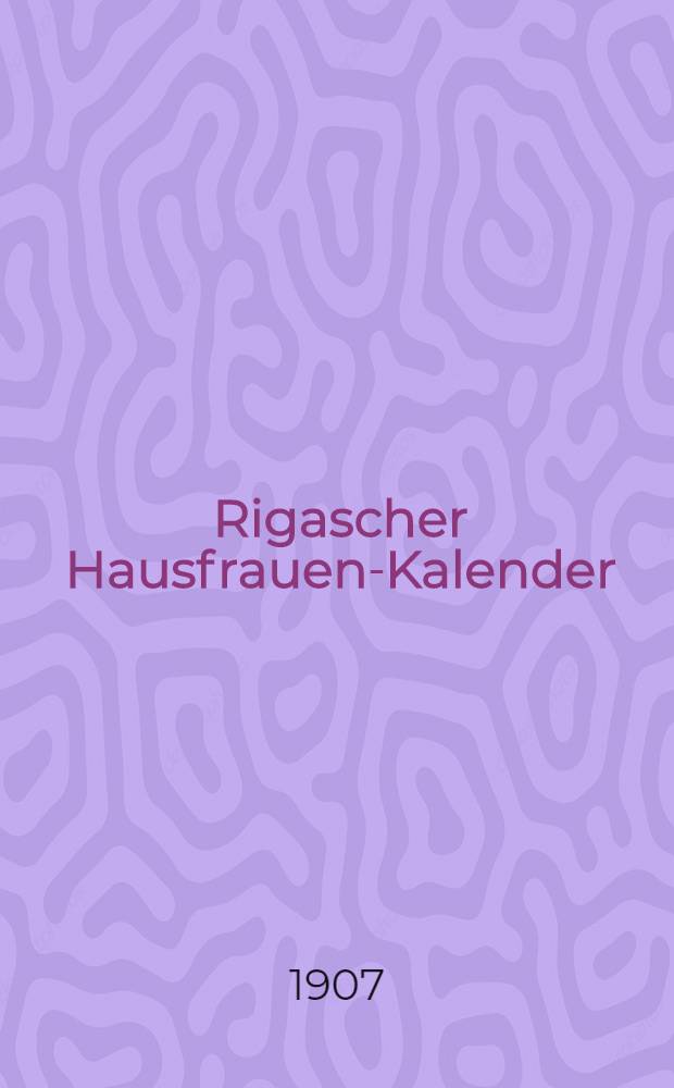 Rigascher Hausfrauen-Kalender